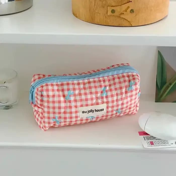 Sac à cosmétiques matelassé pour femmes