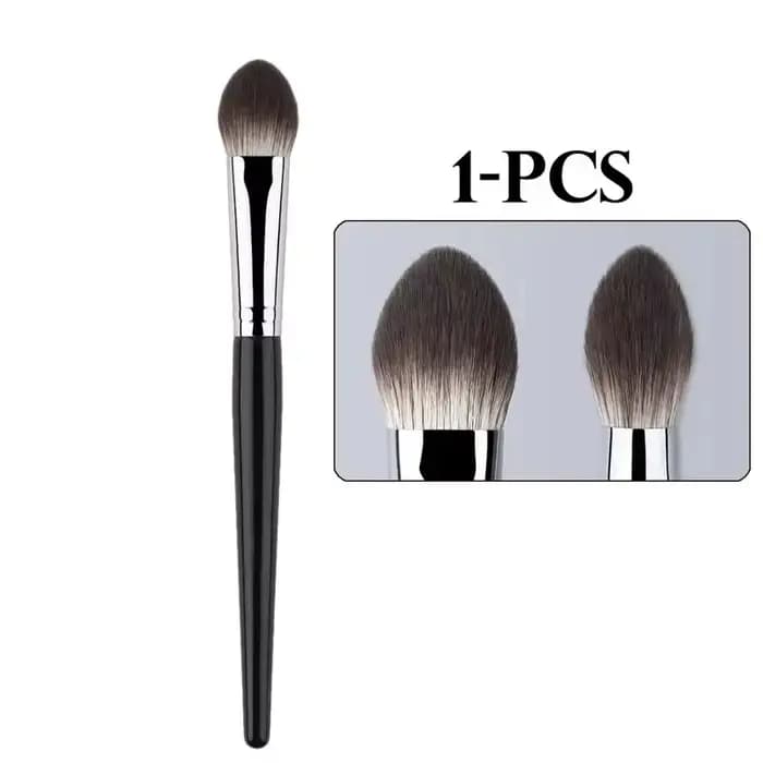 1/2Pcs Peach Heart Blusher Brush - Petit pinceau plat et précis pour le blush en poudre/crème/liquide