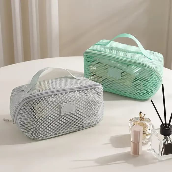 Organisateur de maquillage trousse de toilette féminine sac
