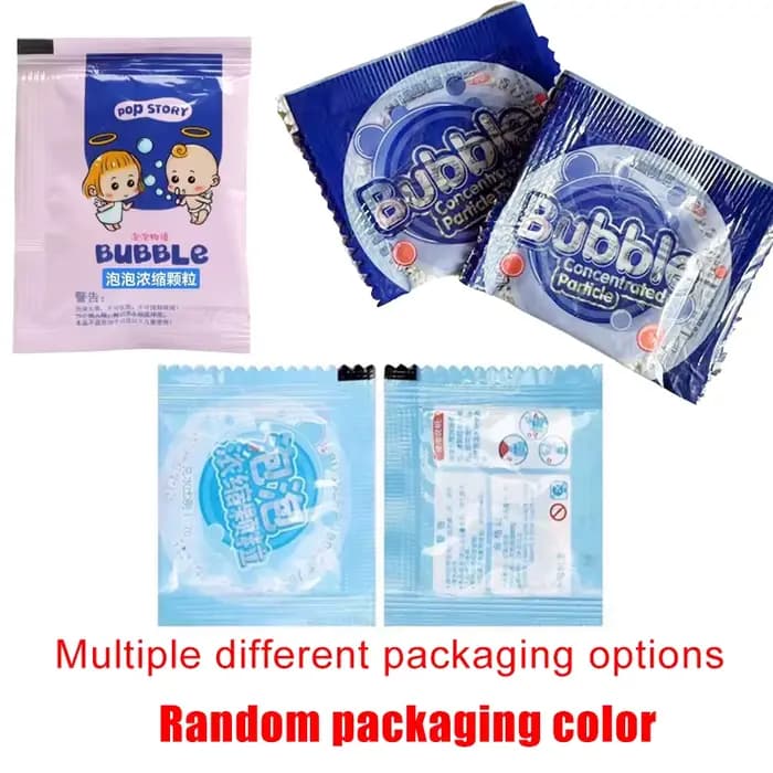 10-30 pièces Machine à bulles supplément liquide coloré bulle concentré granulés 10 pièces ≈ 500ml pistolet à bulles supplément granulés