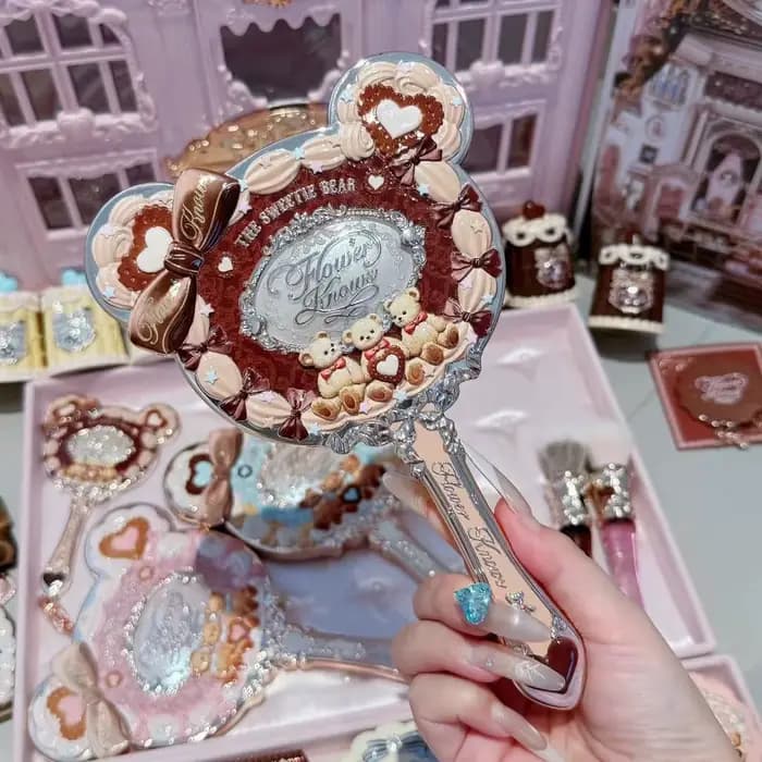 FLOWER KNOWS THE SWEETIE BEAR COLLECTION Maquillage Miroirs à main Miroir cosmétique