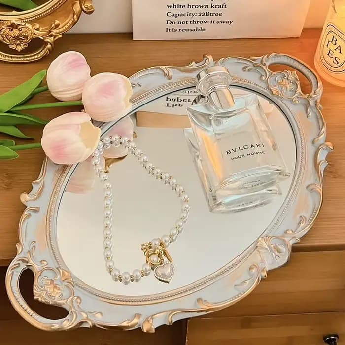 Miroir de maquillage décoratif