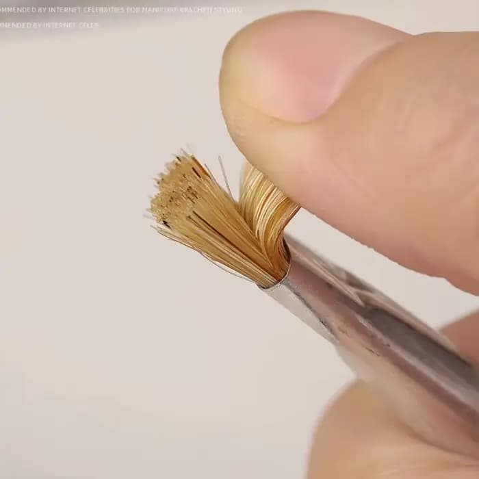 Pinceau à texture brossée pour nail art