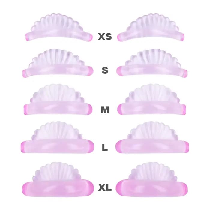 5 paires de coussinets de levage de recourbe-cils 3D