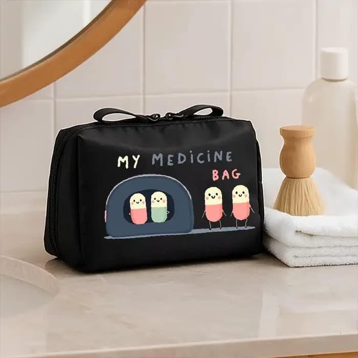 Mon Trousse de Voyage, Organisateur Pratique pour Articles de Toilette, Cadeau Idéal pour Elle
