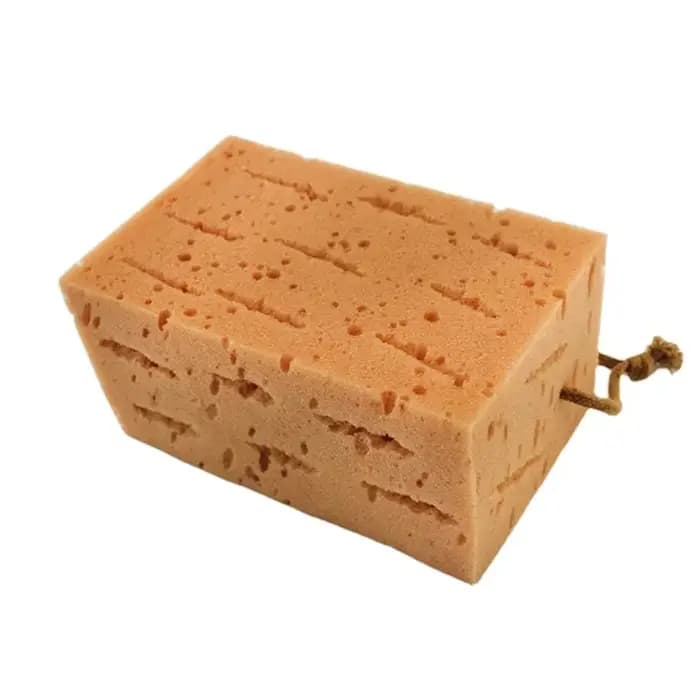Éponge de lavage de voiture, grand bloc d'éponge de corail épais en nid d'abeille, absorbant haute densité pour l'élimination des taches, outil de nettoyage automobile