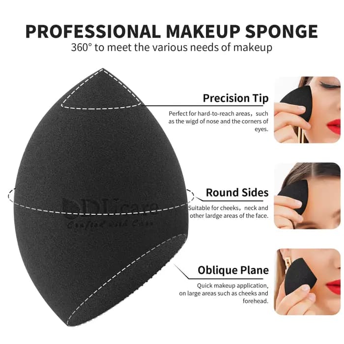 DUcare Kabuki pinceau de fond de teint pour maquillage liquide
