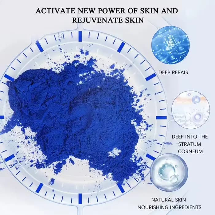 Éponge cristalite bleu cuivre Peptide régénération du collagène extrait biologique naturel