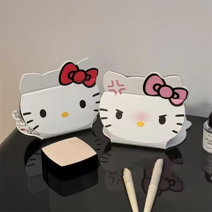 Miroir de maquillage pliable Alien Cartoon pour dortoir