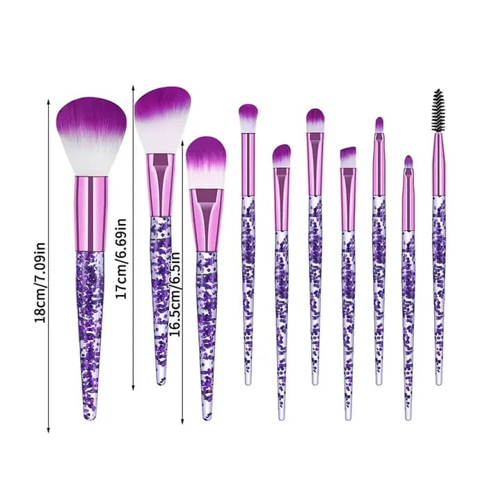 Ensemble de pinceaux de maquillage professionnels, 8/10 pièces, pinceaux à détails Super doux, pour Blush, fond de teint, correcteur, fard à paupières