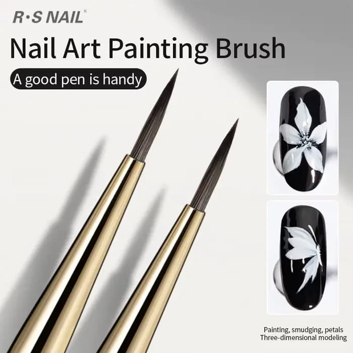 RS Nail Art peinture pinceau lignes acryliques stylo rayures grille fleur papillon dessin aquarelle pinceaux bricolage Design manucure outils