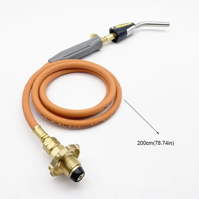 Accessoires de soudage professionnels de style américain, torches de soudage en cuivre résistantes aux hautes températures avec tuyau de 2 m, outil de soudage à la flamme