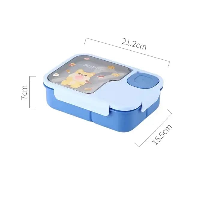 Bento boîte à déjeuner pour enfants filles dessin animé étudiants Kawaii mignon chauffé 3 grille Sandwich Snack boîte de nourriture cantine spéciale stockage des aliments