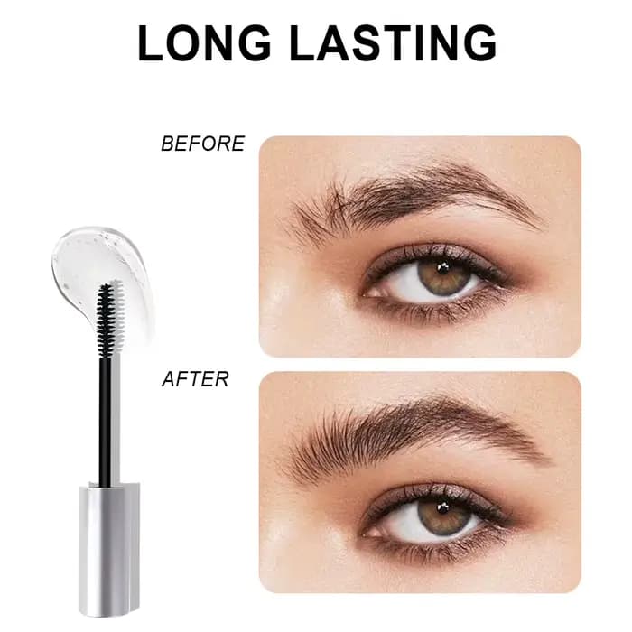 Gel à sourcils imperméable – Anti-taches, tenue longue durée pour un look naturel – Cadeau idéal pour la Saint-Valentin et la fête des mères pour les femmes