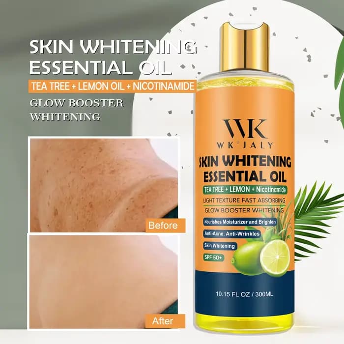 WK JALY Huile corporelle éclaircissante Niacinamide pour toute la peau