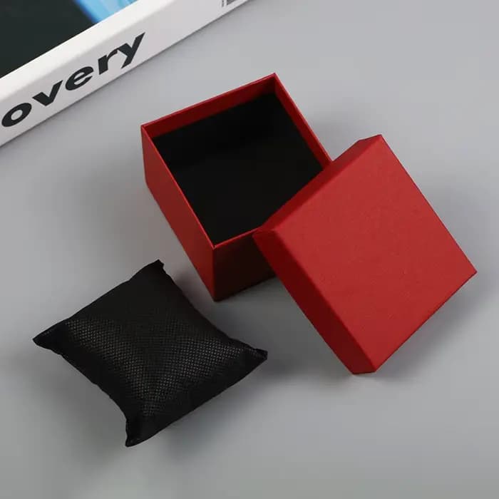 Boîtes à montres pour emballage et présentation, boîtes cadeaux noires, boîtes décoratives en papier, boîtes à bracelets en papier, accessoires de bijouterie en papier