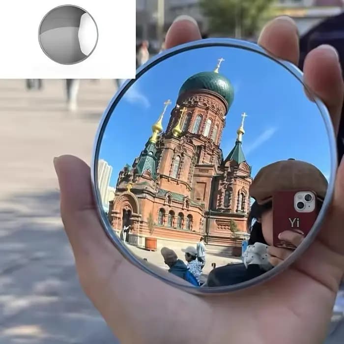 Miroir convexe rond de voyage