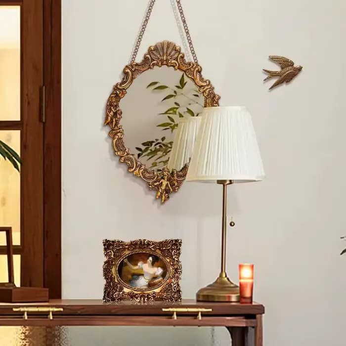 Miroir mural de maquillage pour salle de bains