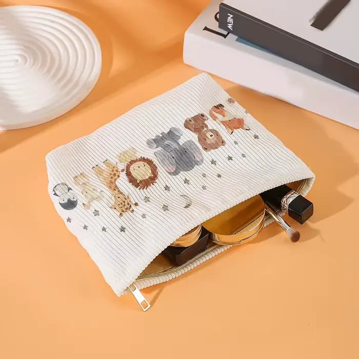 Trousse de Maquillage Florale pour Femme