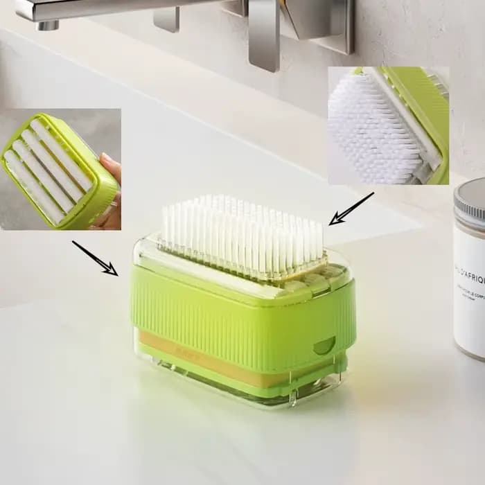 Brosse à linge multifonctionnelle à poils doux pour le nettoyage de la maison, brosse à chaussures, brosse à vêtements, ensemble de brosses à savon simple