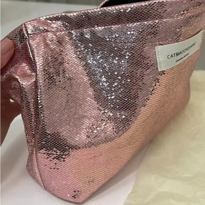 Nouvelle trousse de maquillage brillante à paillettes