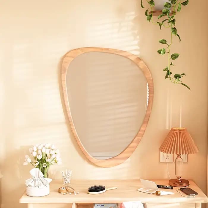 Miroir mural irrégulier