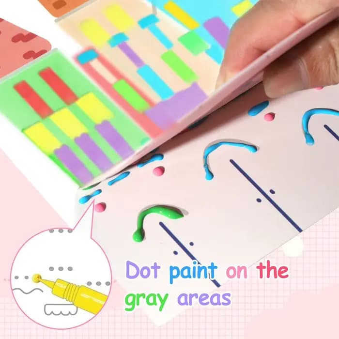Kit d'art créatif multifonctionnel Rainbow Squeeze : Peinture au raclette, marque-pages originaux, cadeaux d'anniversaire amusants