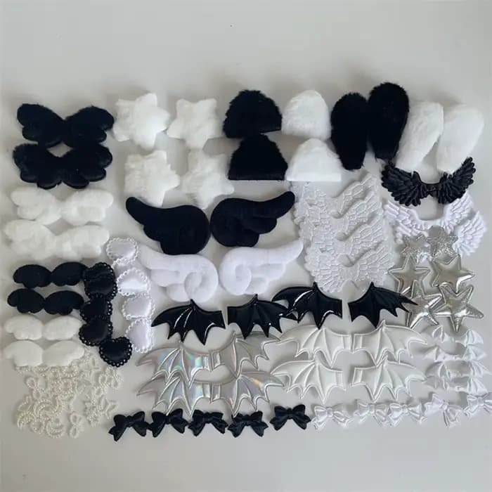 Ensemble d'accessoires colorés de 99 pièces en dentelle rose, pour la création de ventilateurs manuels DIY, matériel pour emballages décoratifs et décoration de cartes
