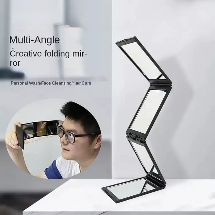 Nouveau miroir pliable multi-angle à 4 faces