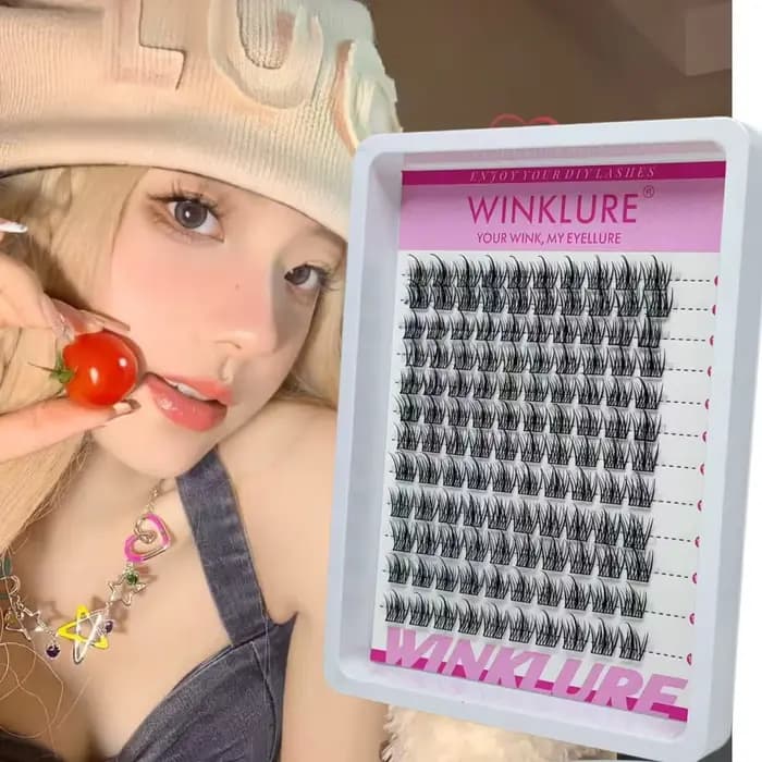 WINKLURE Kit de Cils en Grappes Manga Effet Chat avec Colle et Scellant