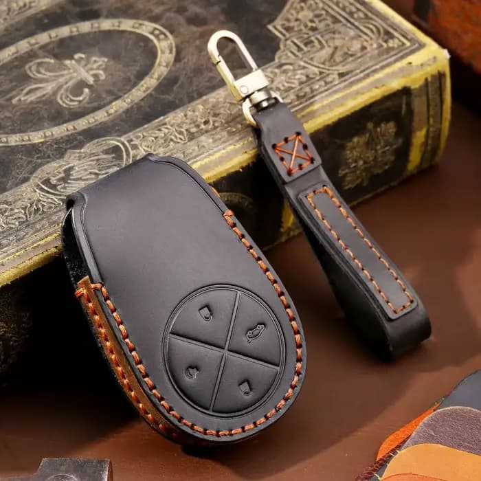 Porte-clés de voiture, accessoires, étui en cuir, coque de protection pour Nio Es6 2019 Es8 2018, télécommande intelligente d'entrée sans clé