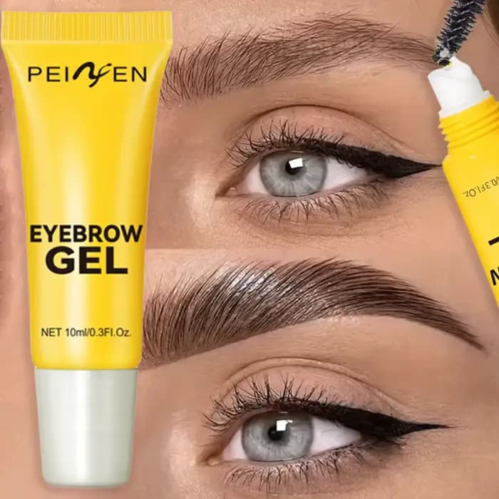 Gel coiffant sourcils, Crème coiffante sourcils avec brosse, Gel sourcils effet naturel, Gel sourcils fixation forte, Pâte fixante sourcils transparente, Cosmétique