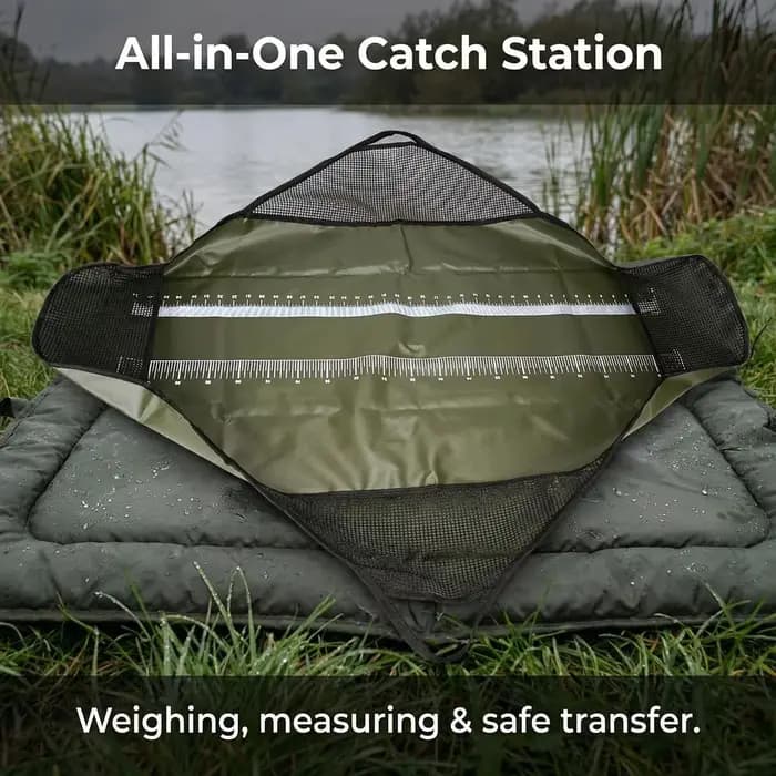 Sac de pesée Hirisi pour poisson, tapis de débarquement, protection pour balance numérique, souple et portable, accessoires de pêche à la carpe et à la pêche au vif