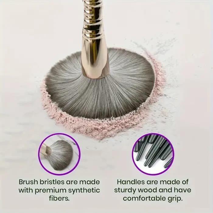 14 pinceaux de maquillage professionnels qui peuvent créer une variété de looks