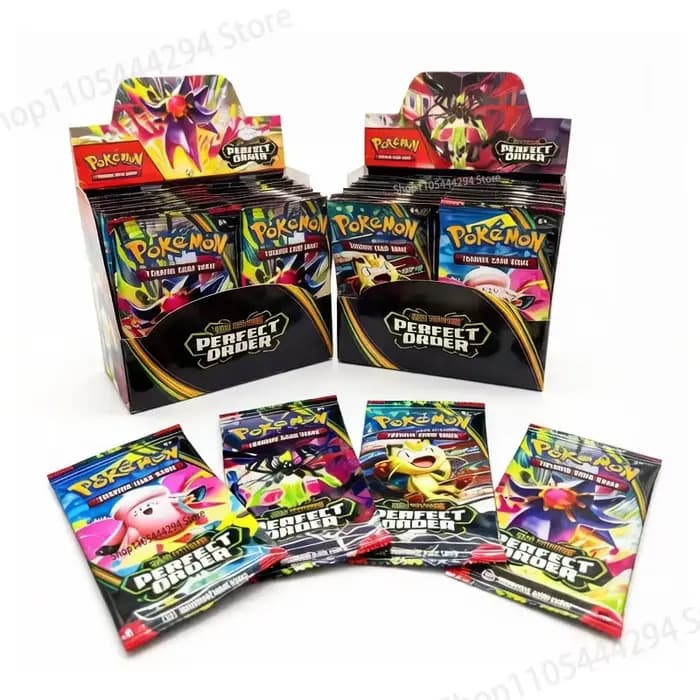 MEGA EVOLUTION Perfect Order 360 cartes Pokémon Écarlate et Violet Prismatic Evolutions Booster Battle Transaction Card en anglais