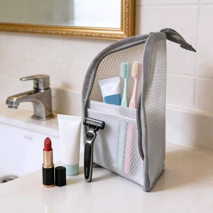 Trousse de maquillage, trousse de toilette verticale