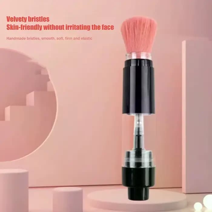 Brosse à poudre rechargeable, pinceaux à poudre cosmétique, multifonctionnel, Spray à pression, fond de teint, Blush, outils de maquillage