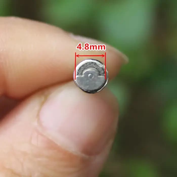Micro moteur de Vibration cc 612 6mm x 12mm, vibrateur sans noyau, mini moteur vibrant DC 2V-3.7V pour pièces d'accessoires de bricolage