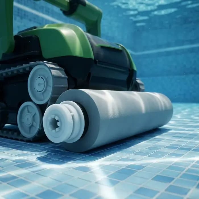 Ensemble de rouleaux en mousse pour robot nettoyeur de piscine Hayward, accessoire pratique pour l'entretien et le nettoyage de la piscine, comme indiqué