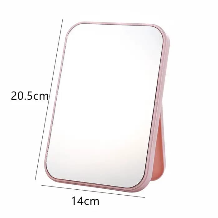 Miroir de maquillage de bureau portable avec support