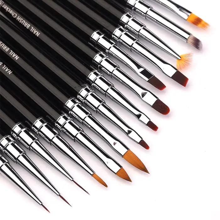 Pinceaux de précision pour nail art en acrylique