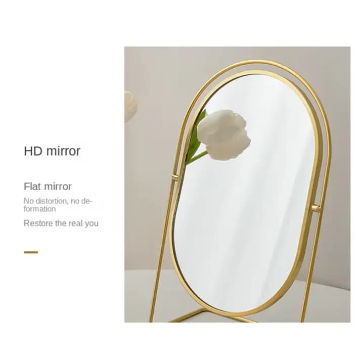 Miroir de maquillage nordique Iron Art 360 °