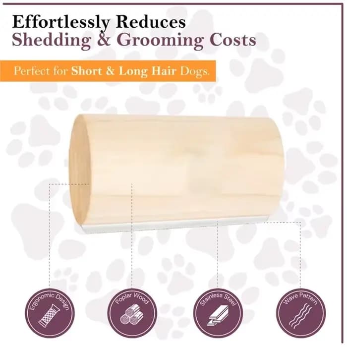 BSEVB-Brosse pour chien et cheval pour la perte de poils, pour chiens à poils courts, moyens et longs, et fournitures de toilettage pour animaux de compagnie, outil d'élimination des poils d'animaux
