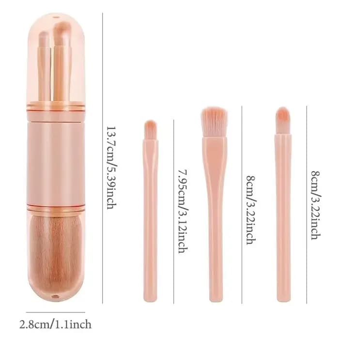 Pinceau de maquillage 4 en 1 de haute qualité