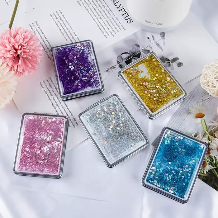 Mini miroir de maquillage de poche
