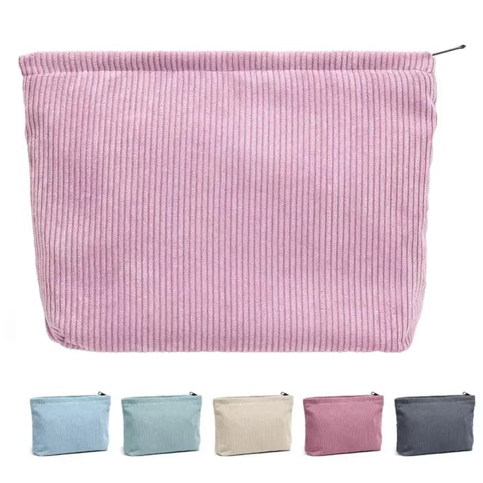 Trousse de maquillage grande fermeture éclair
