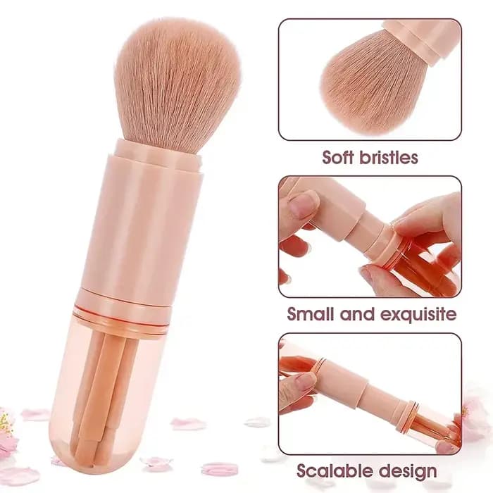 Ensemble de pinceaux de maquillage de voyage