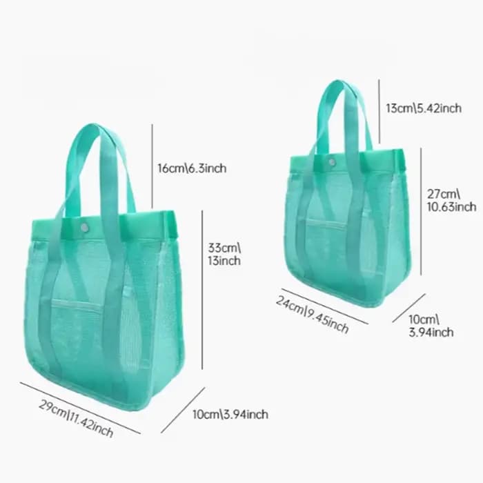Trousse de toilette à main verte
