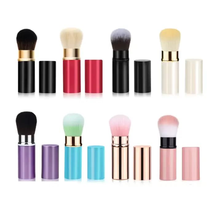 Pinceaux de maquillage rétractables pour femme