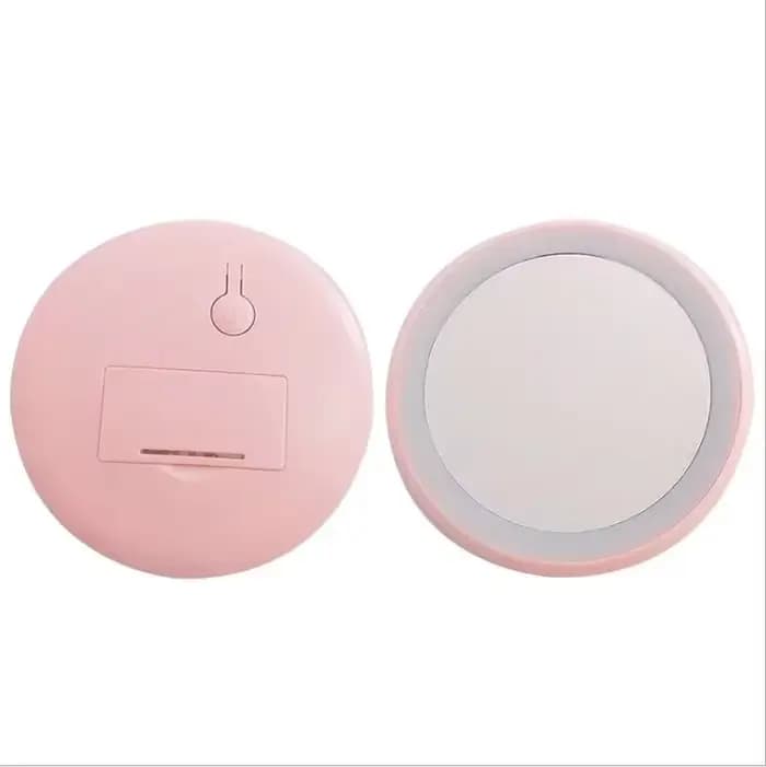 Mini miroir cosmétique de maquillage rond HD